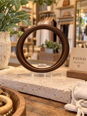 Pono Italian Brown Resin Bracelet